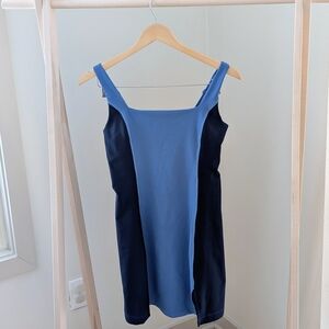 NEW Abercrombie & Fitch YPB SculptLUX Mini Tennis Dress In Blue/Navy - M